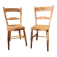 Chaises en bois anglaise circa 19ème