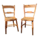 Chaises en bois anglaise circa 19ème