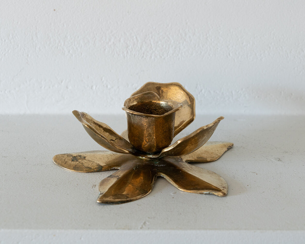 Brass candlestick
