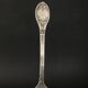 Pair of Gorini silver cutlery, Empire style, Minerva hallmark and richly decorated monogram