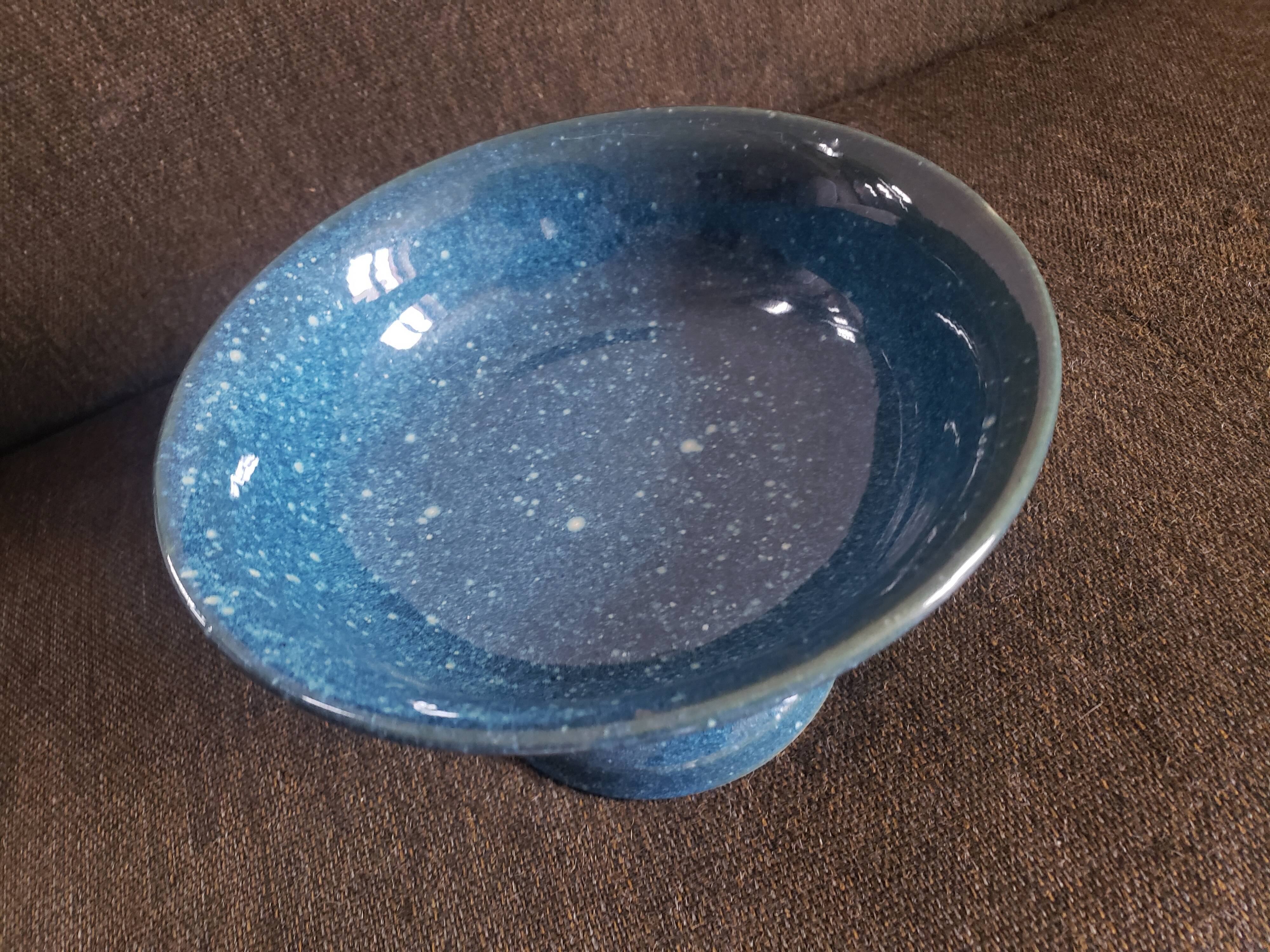 Blue compotier Vallauris