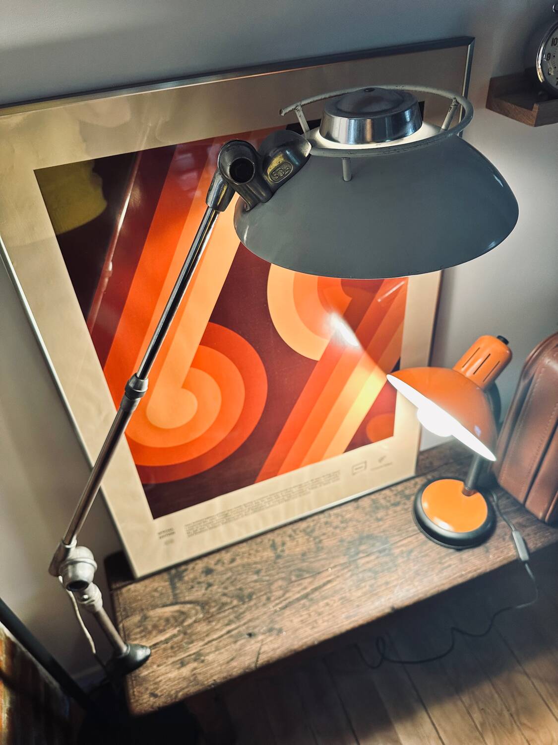 Vintage architect lamp