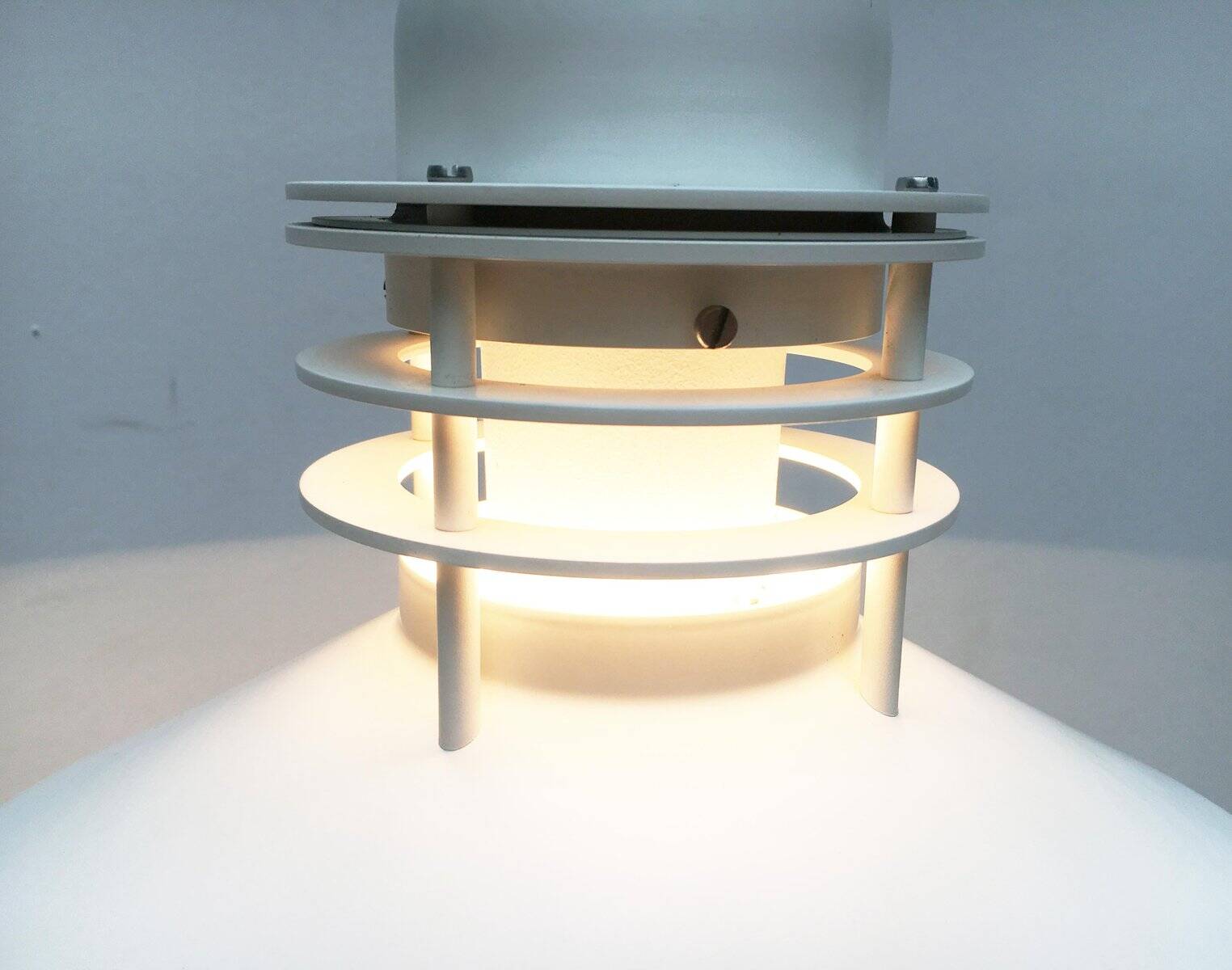 Danish mid-century Nyhavn suspension by Alfred Homann and Ole v. Kjær for Louis Poulsen.