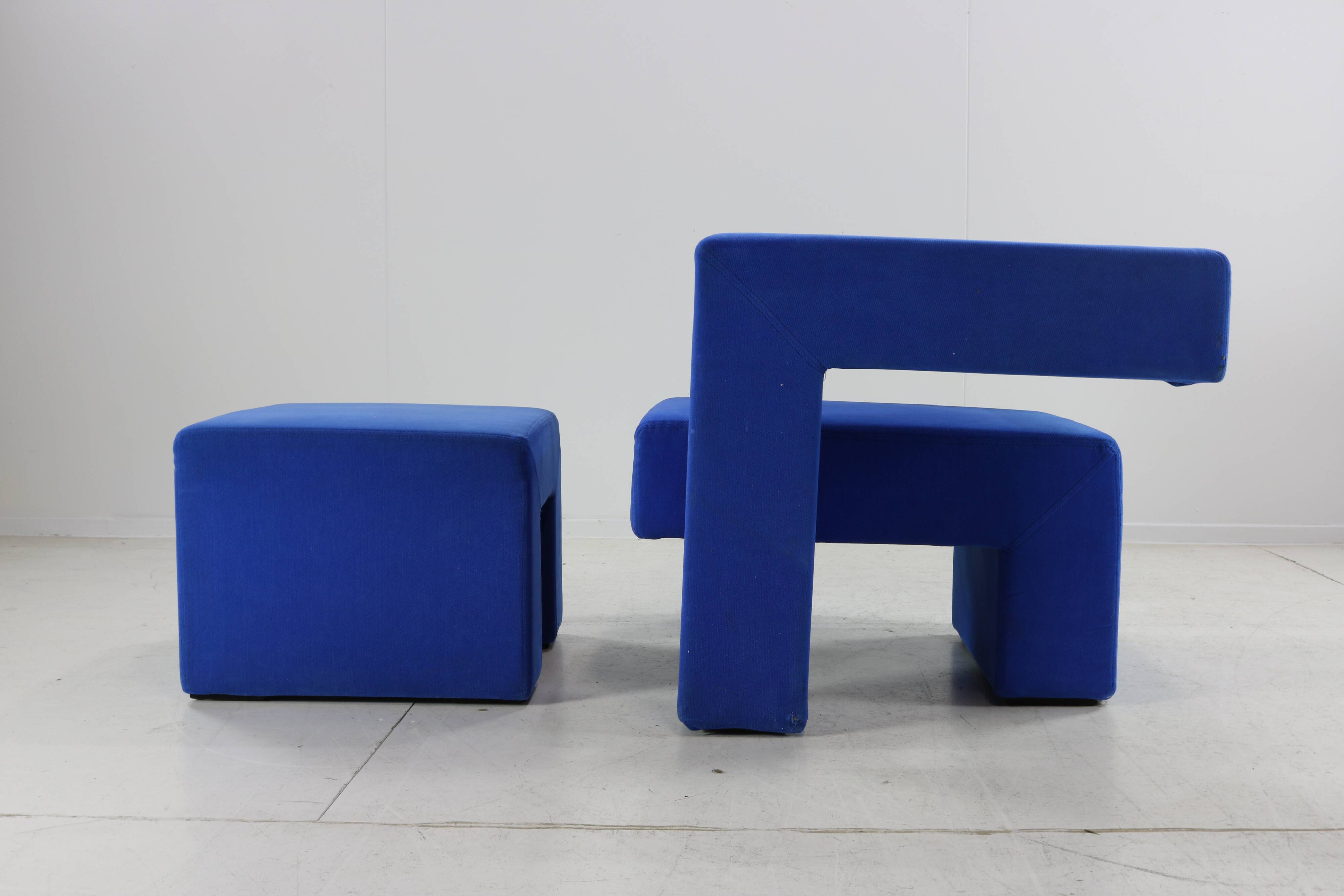 Nineties design seating group by Fabian van Severen for Gelderland