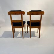 Biedermeier Chairs in Cherry Wood, Germany, 1830s, Set of 5