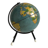 50s metal tripod globe
