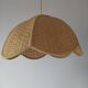 Vintage straw hanging lamp