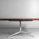 Bureau exécutif en palissandre par Florence Knoll, années 1970