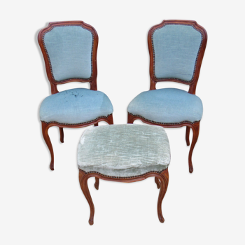 Chairs and stool