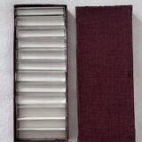 9 crystal knife rests from Hungary