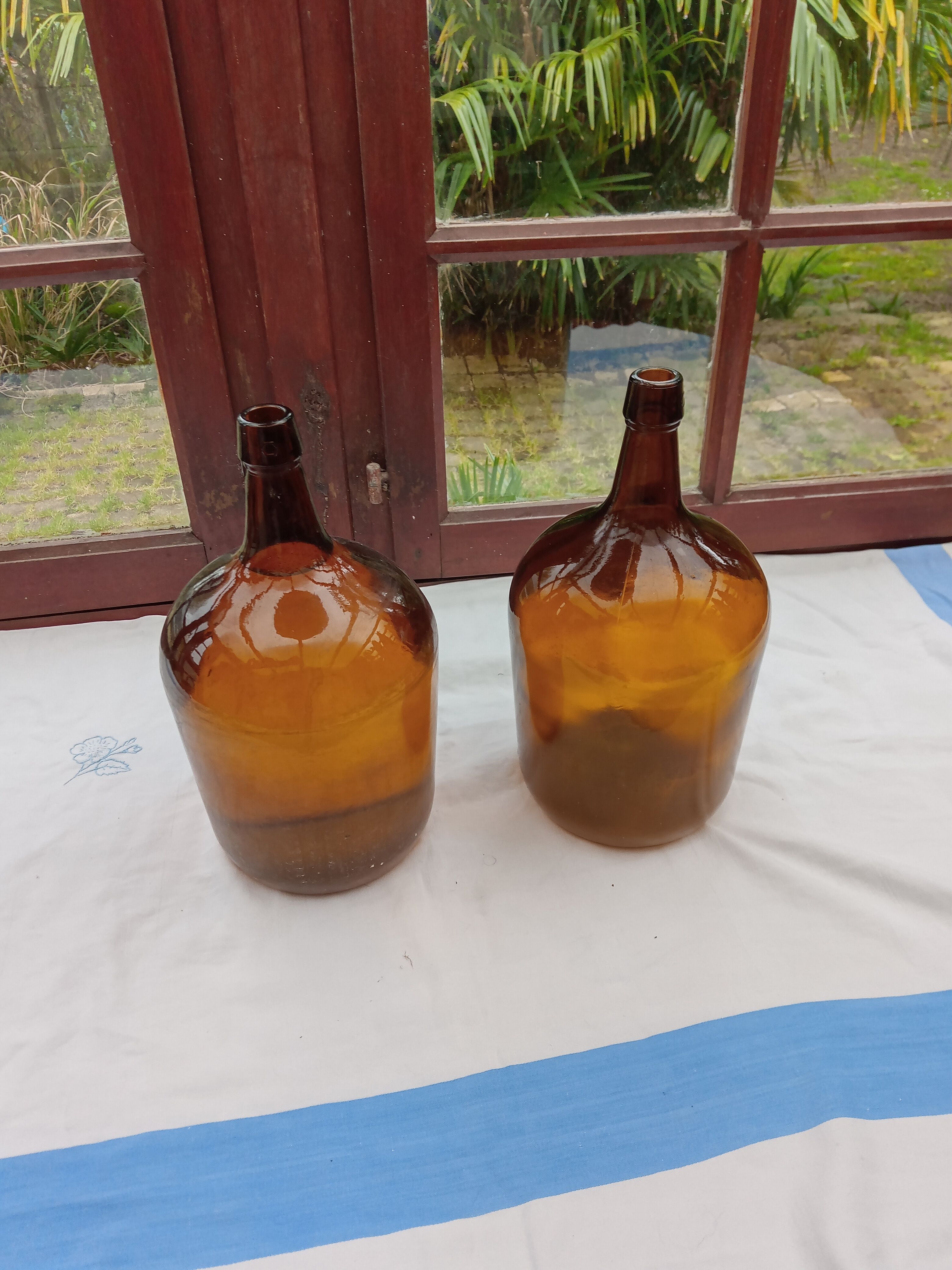 Demijohn 6 liters brown