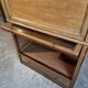Vintage Globe Wernicke drinks buffet, modular mahogany bar cabinet, 1960s display case.