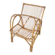 Fauteuil en rotin vintage