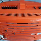 Vintage orange Prince portable TV