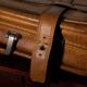 Brown soft suitcase