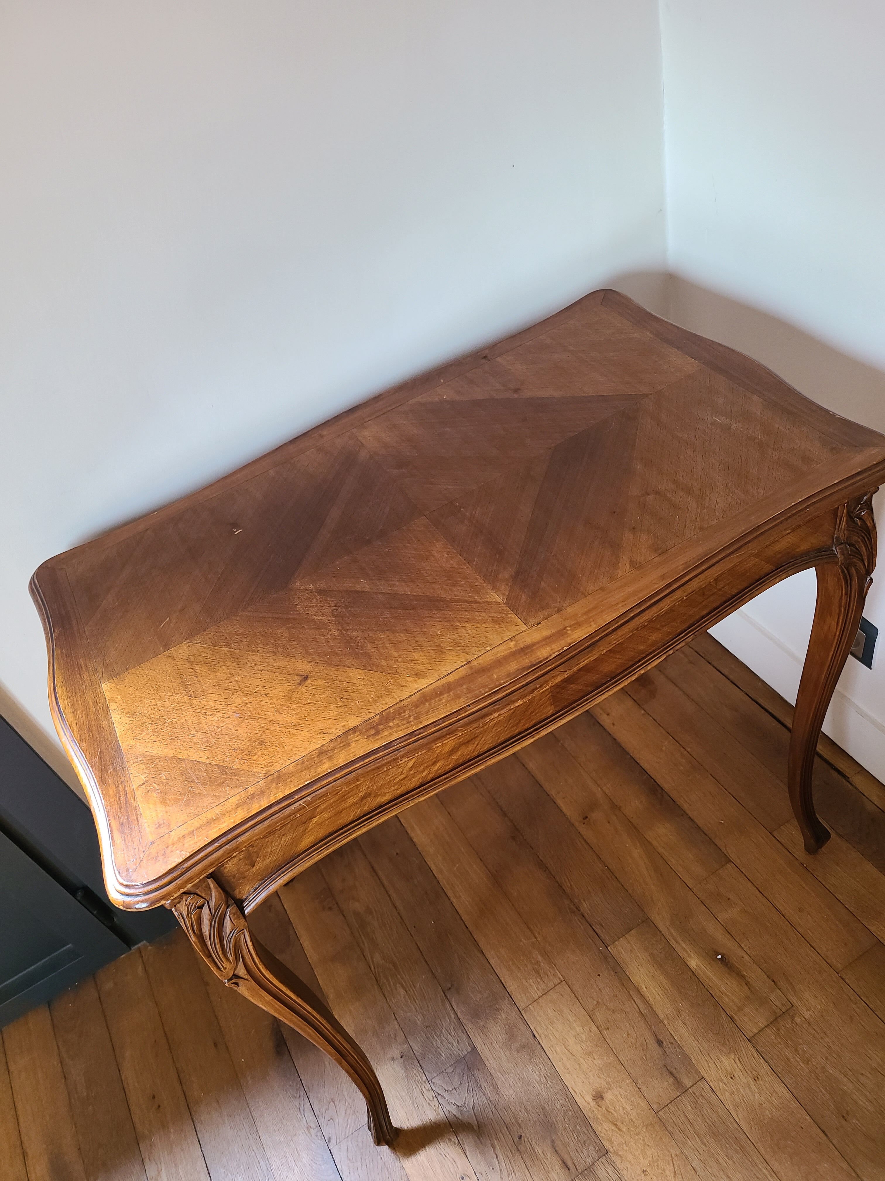 Side table, dessert, louis XV style writing board