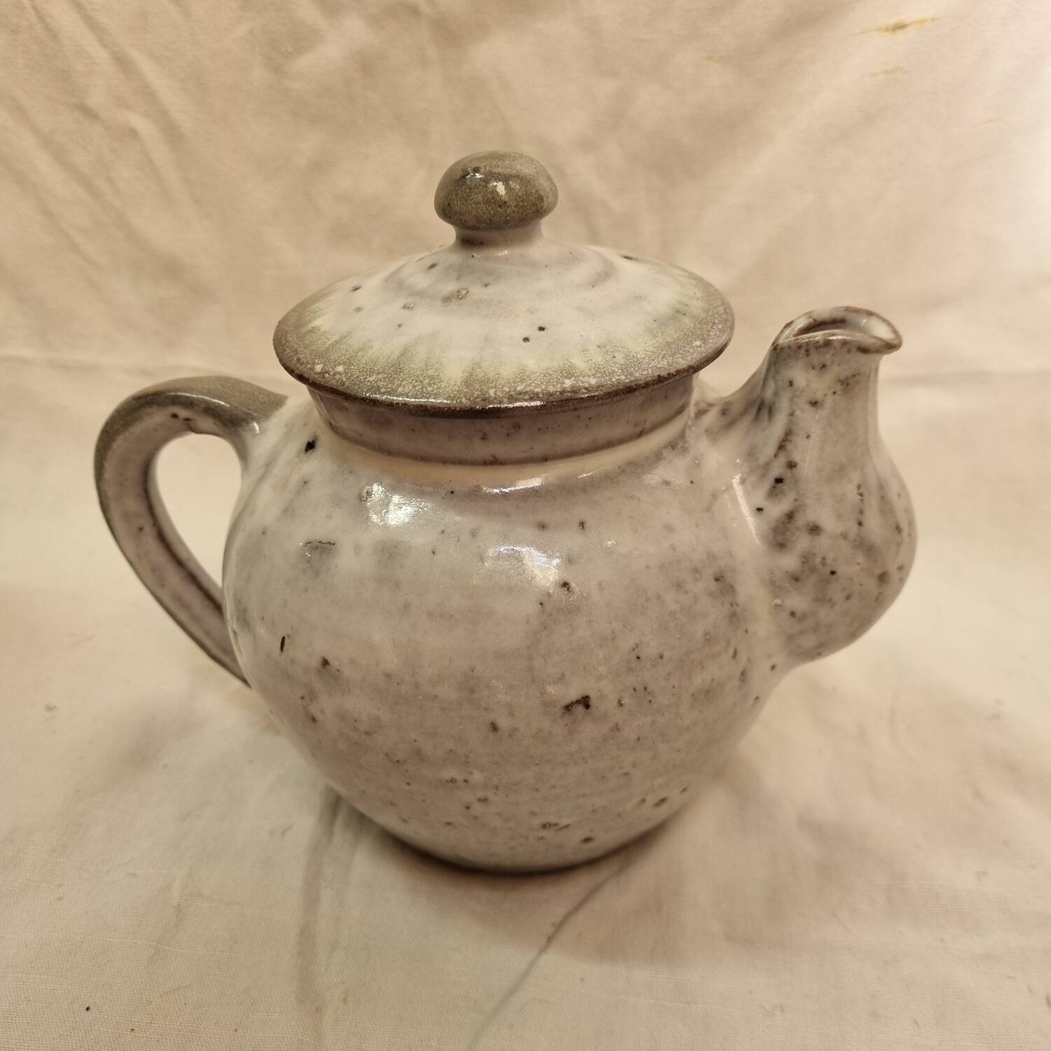 8 cup stoneware tea set from 1980