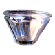 Nineteenth jam jar in well-flared glass, 8 flat ribs