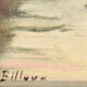 Tableau J. BILLOUX – École Française du XIXe/XXe