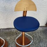Bar or shop counter and 2 deck lina stools polyester boat hull