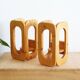 Two Scandinavian pine wall lamps in the 70s