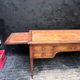 Antique walnut desk with pull-out drawers