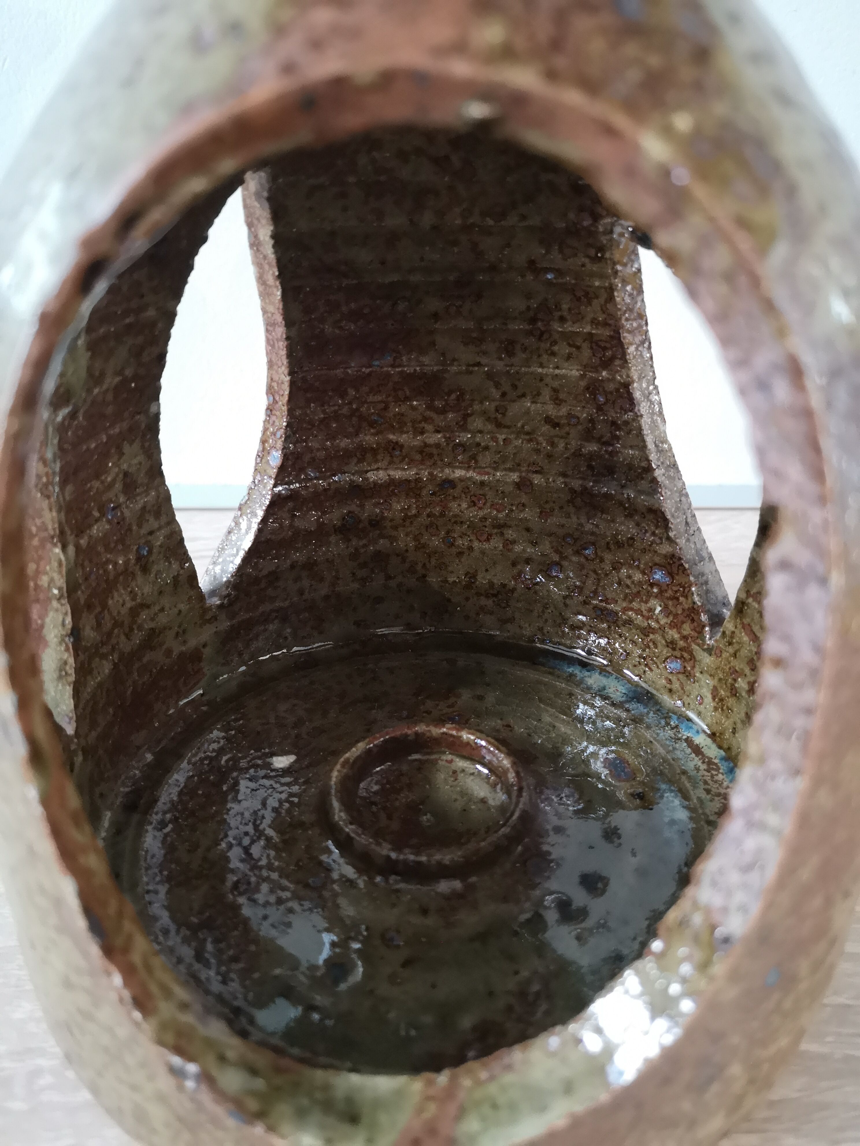 Photophore candle gres Pyrite