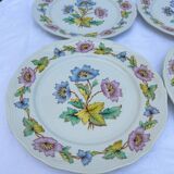 Set of 4 Moulins des Loups flat plates