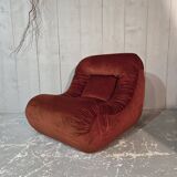 Velvet armchair