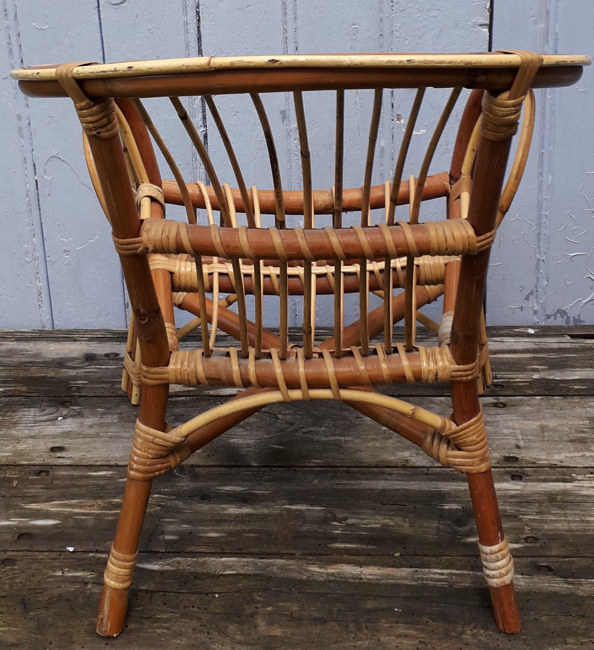 Child rattan armchair