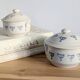 Set of 2 vintage ceramic terrines from Saint-Uze, Art Deco.
