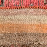 Tapis de couloir oriental vintage rose