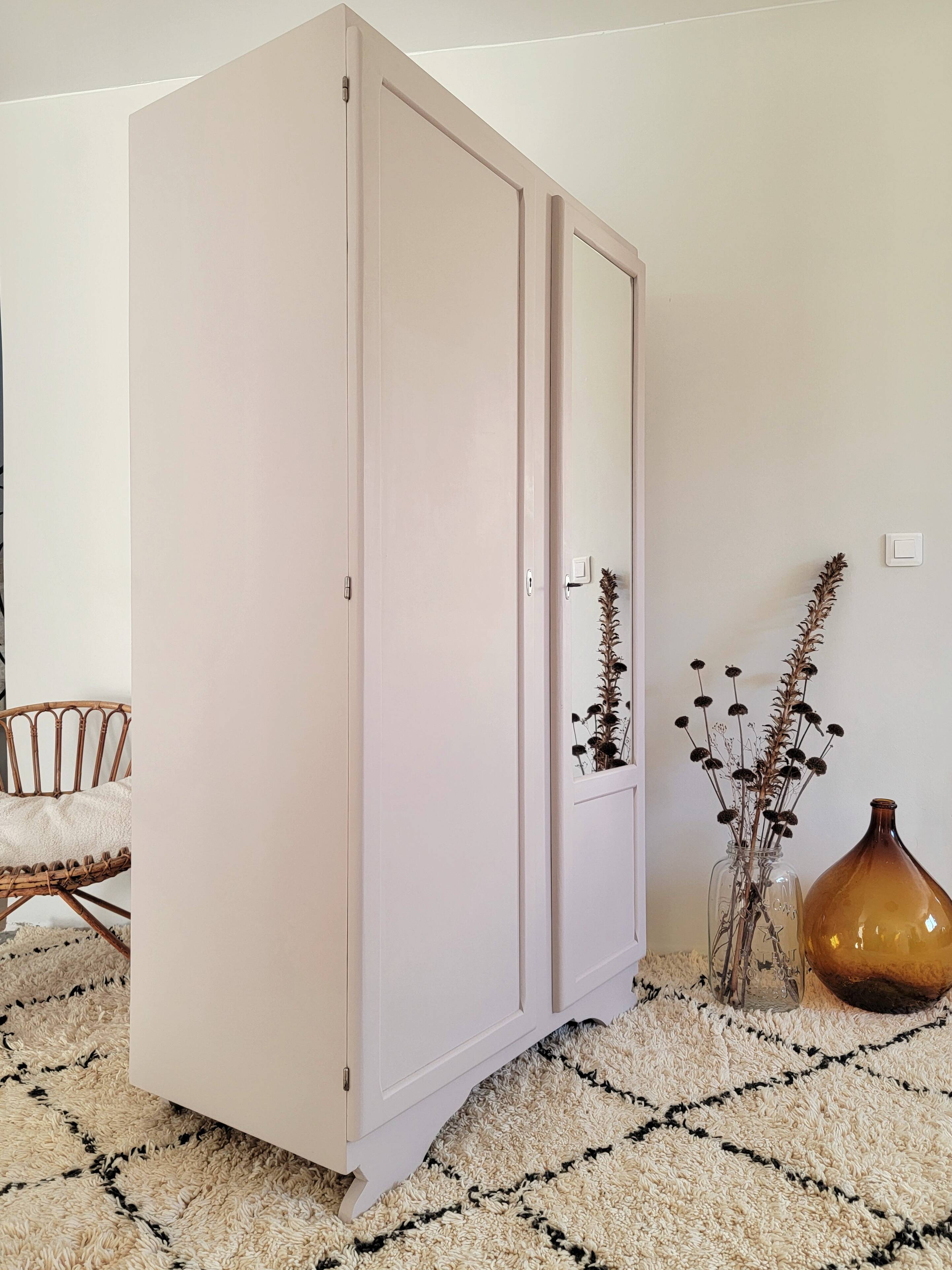 Renovated vintage wardrobe