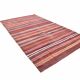 Red & Blue Large Vintage Kilim Rug, 200x352Cm