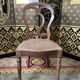 Suite of 12 Louis Philippe period chairs in walnut and canning