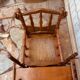 Chaise haute de bébé ancienne