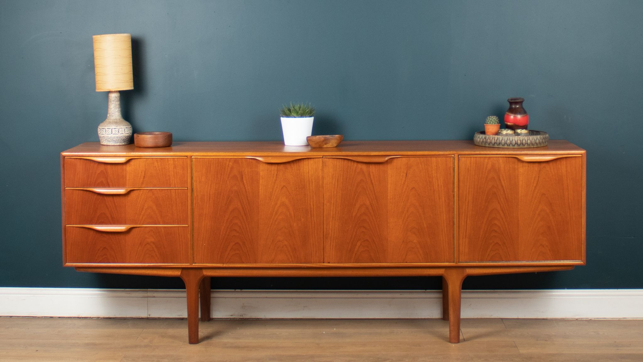 Retro Teak 1960s Long Mcintosh of Kirkcaldy Dunvegan Sideboard Tom Robertson
