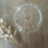 Cheese or dessert bell with glass tray