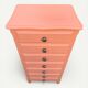 Vintage coral pink weekly planner H120