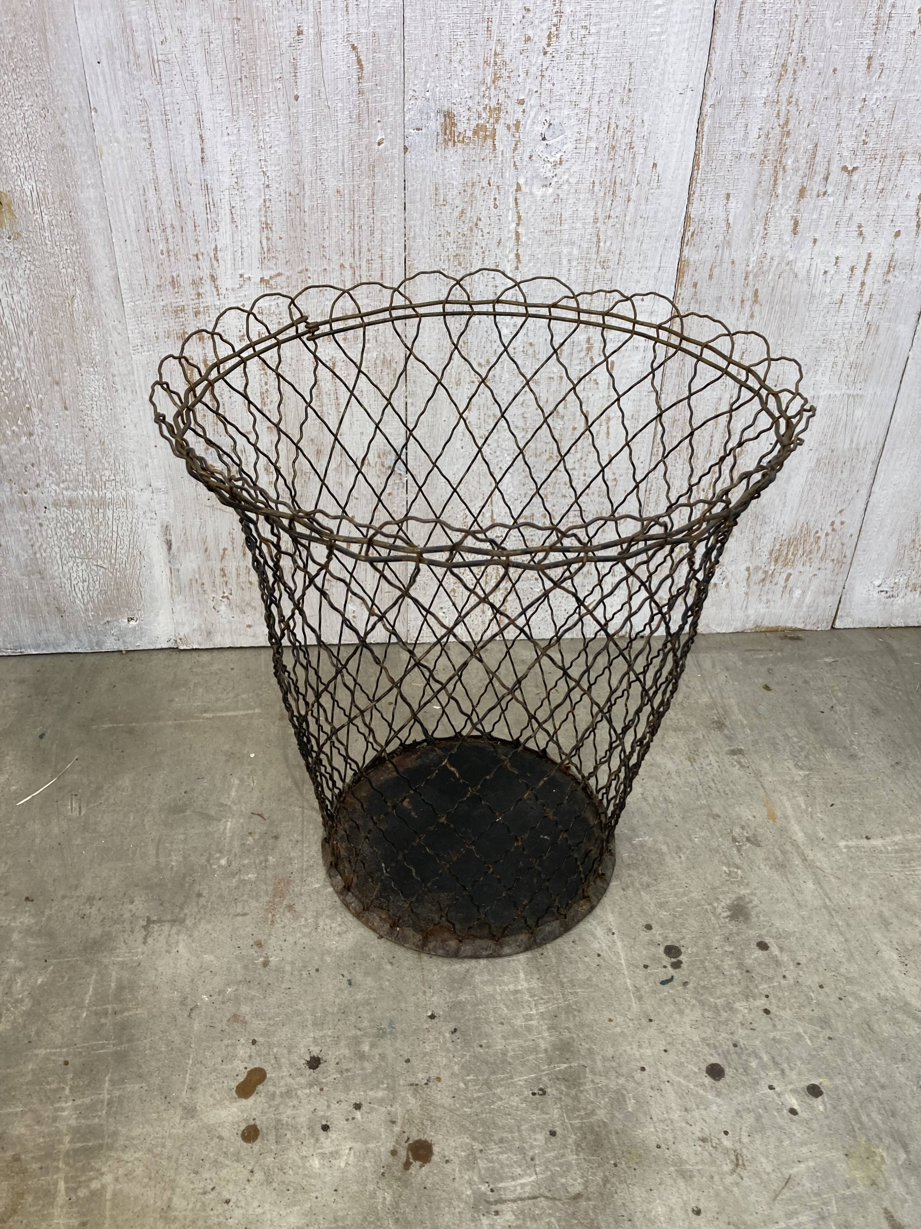 Vintage waste paper basket