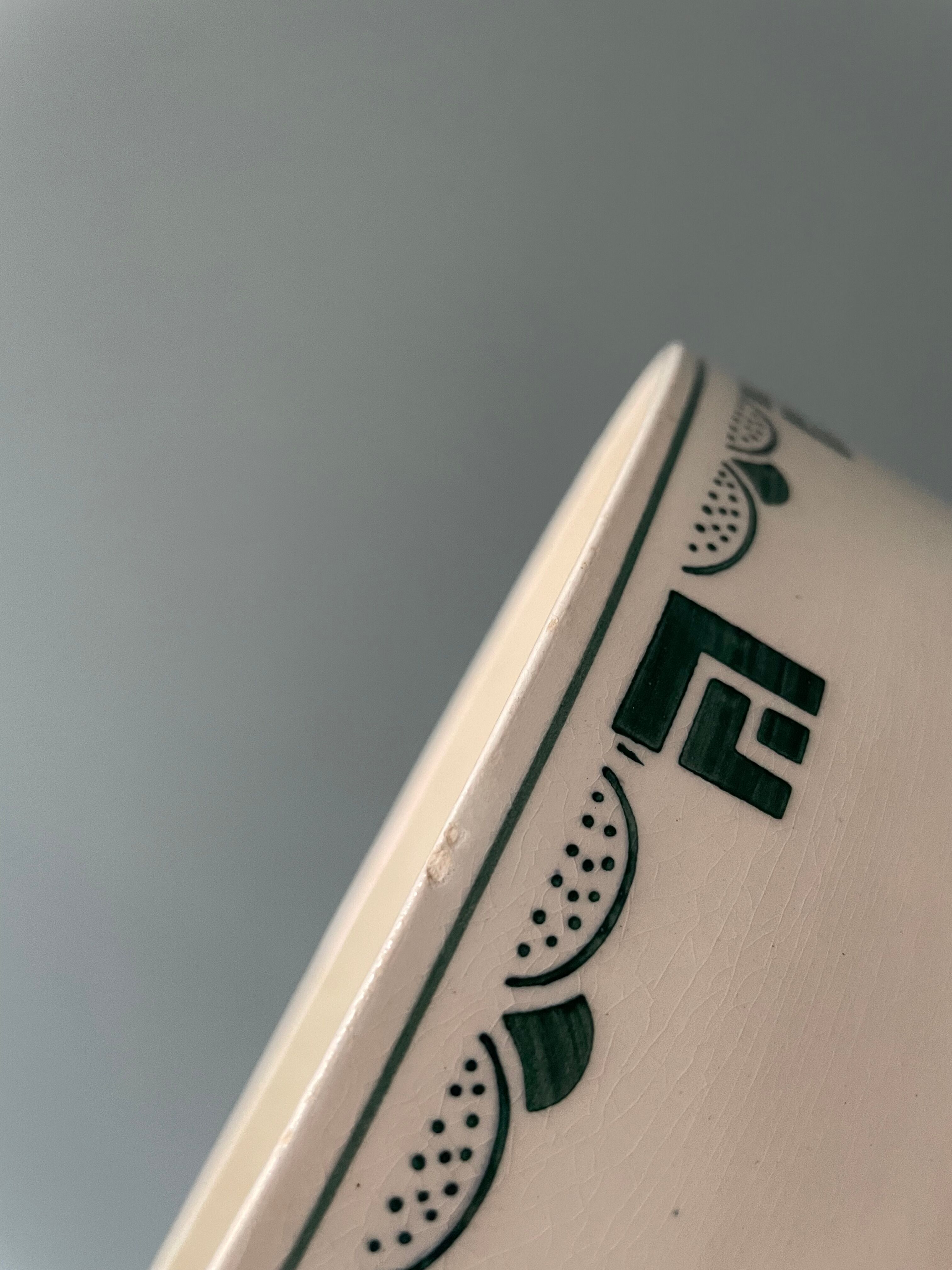 Vegetable 1930 in lunéville earthenware, lucas model