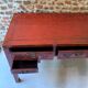 Ancient Chinese red laqué desk