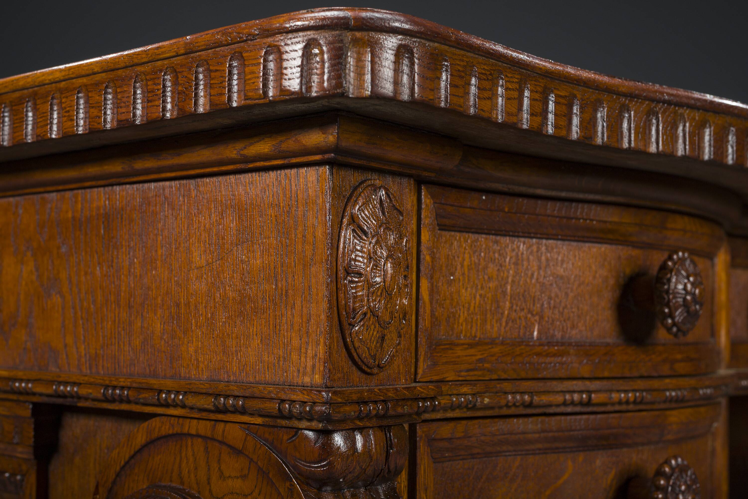 Vintage Neo-Renaissance Desk, 1920s
