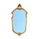 Vintage gold resin wall mirror