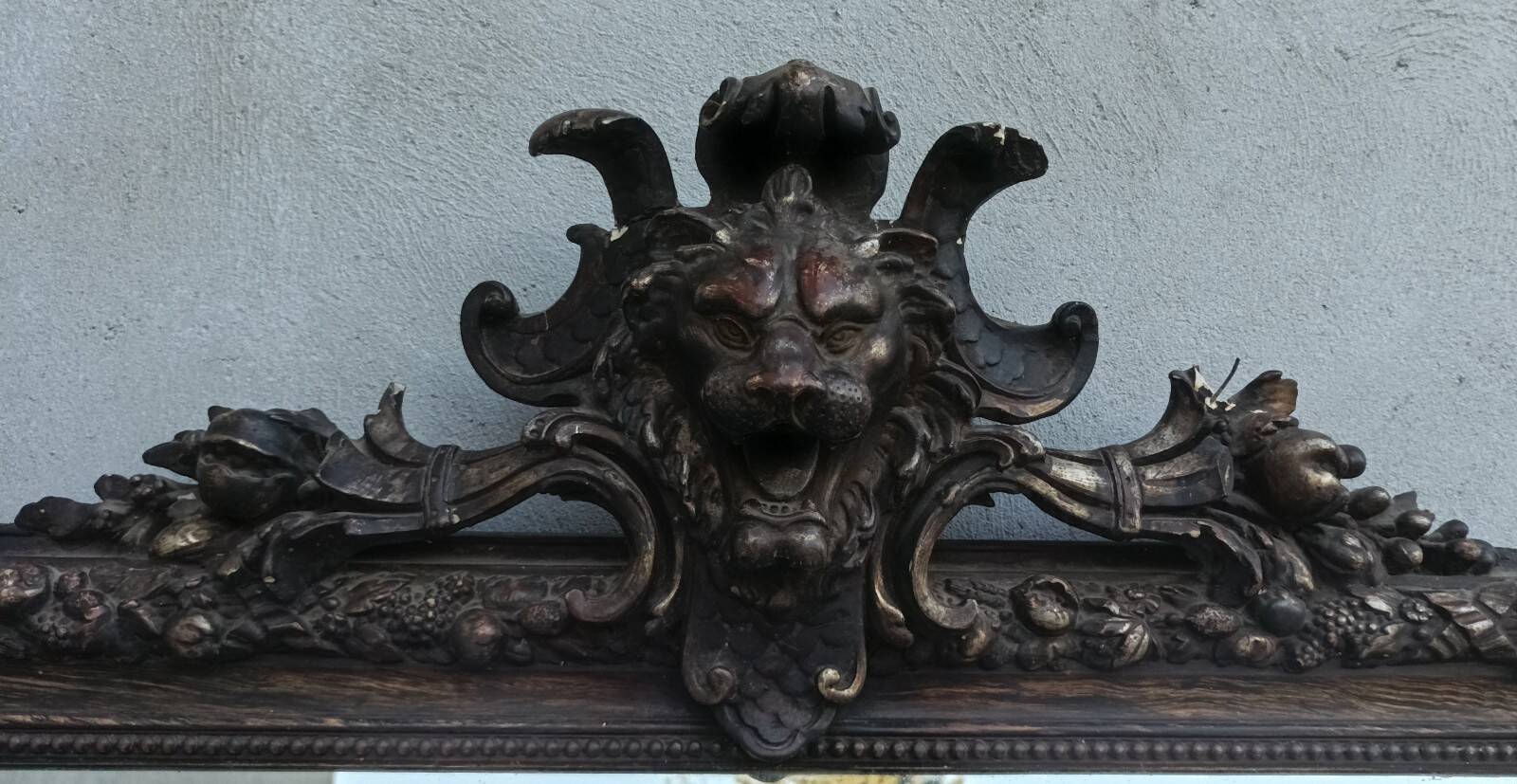 Miroir à fronton époque Napoléon III