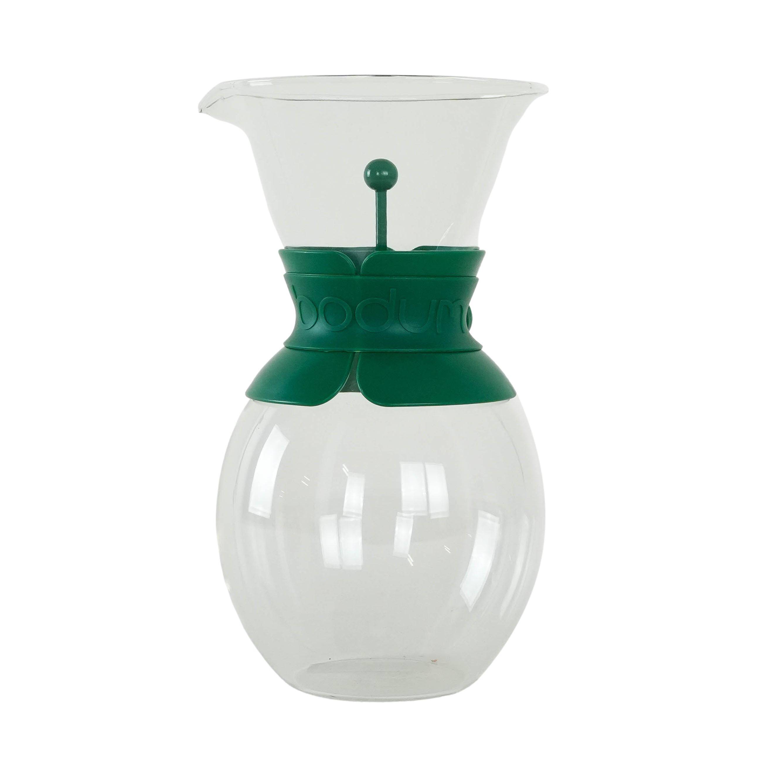 Glass coffee pot, Danish design, 1980s, manufactured by Bodum