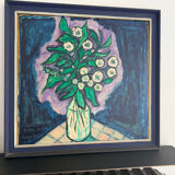 ALAN "Bouquet of Flowers" Oil on panel