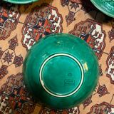 Set of 3 dishes in Vallauris slip