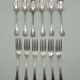 Twelve dessert cutlery