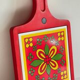 Vintage Red Plate Mat